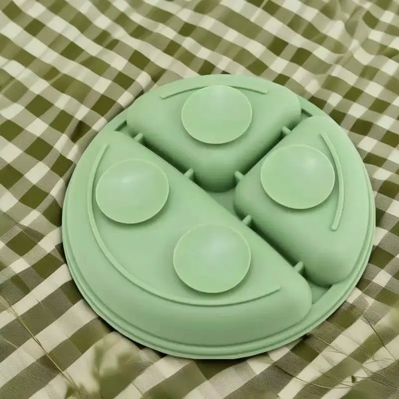 Silicone feeding set 3 cartoon bear sucker plates with spoons and forks, suitable for BPA-free tableware for children under 6 ye